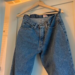 Blue Denim Vintage Old Rye Canada made Jeans